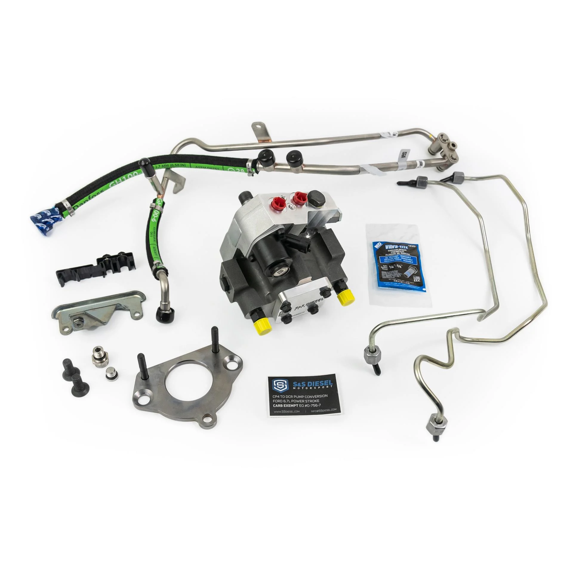 S&S Diesel CP4 to DCR Fuel Pump Conversion Kit